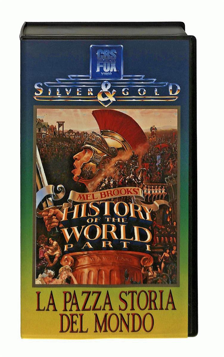 EBOND La Pazza Storia Del Mondo Silver & Gold Cbs Fox VHS VH003905
