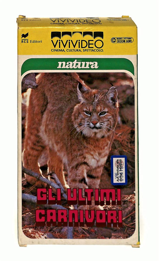 EBOND Gli Ultimi Carnivori Vivivideo VHS VH003977