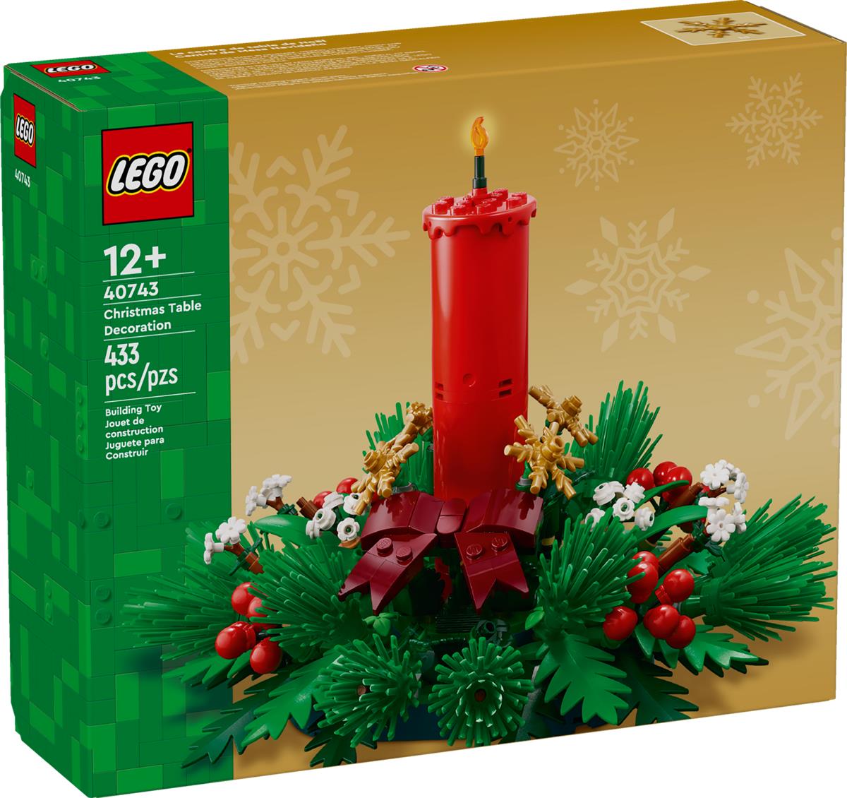 LEGO 40743 Decorazione da tavolo natalizia
