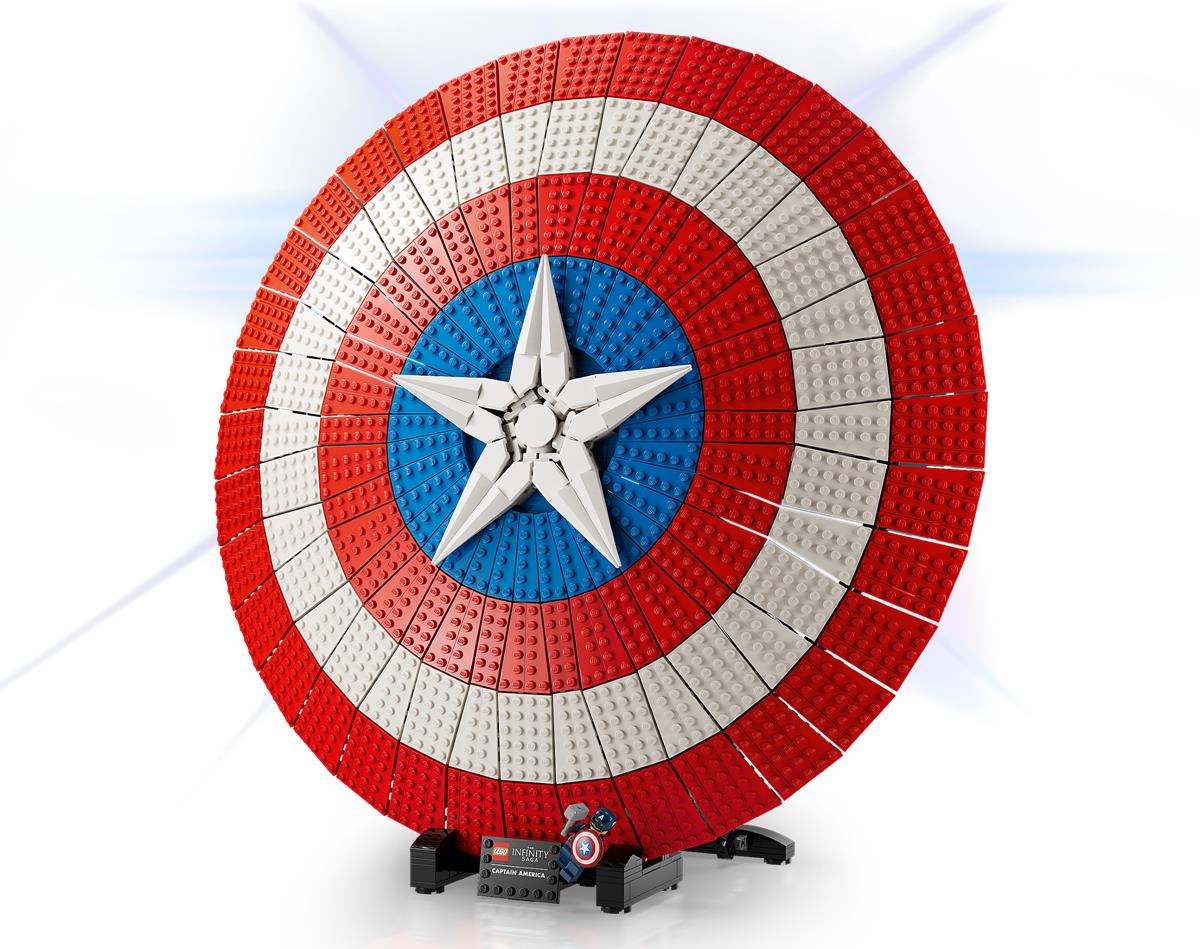 LEGO 76262 LO SCUDO DI CAPTAIN AMERICA MARVEL