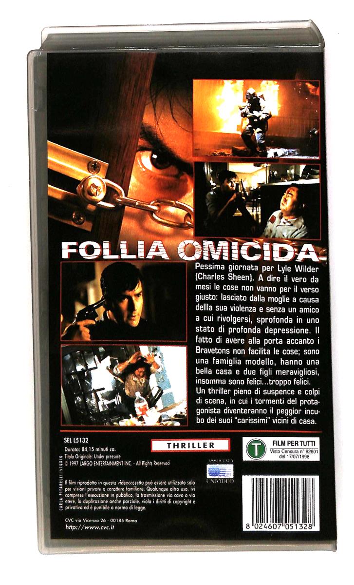EBOND Follia Omicida Cvc VHS VH003071