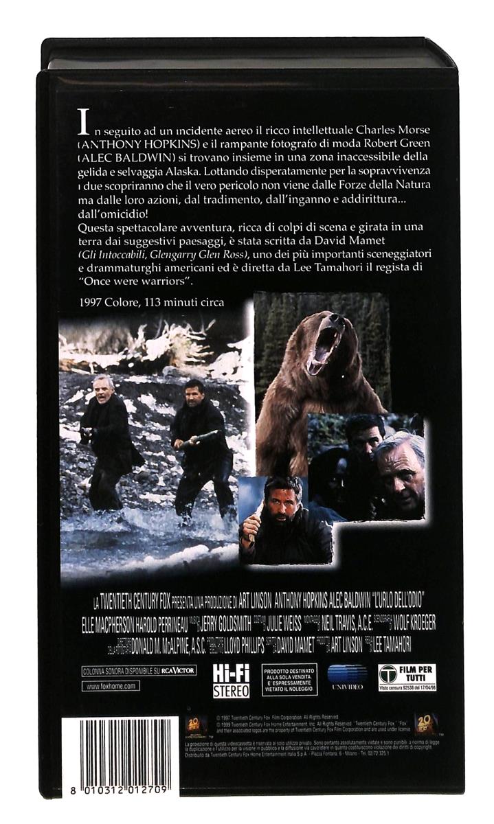 EBOND L Urlo Dell Odio Fox VHS VH004751