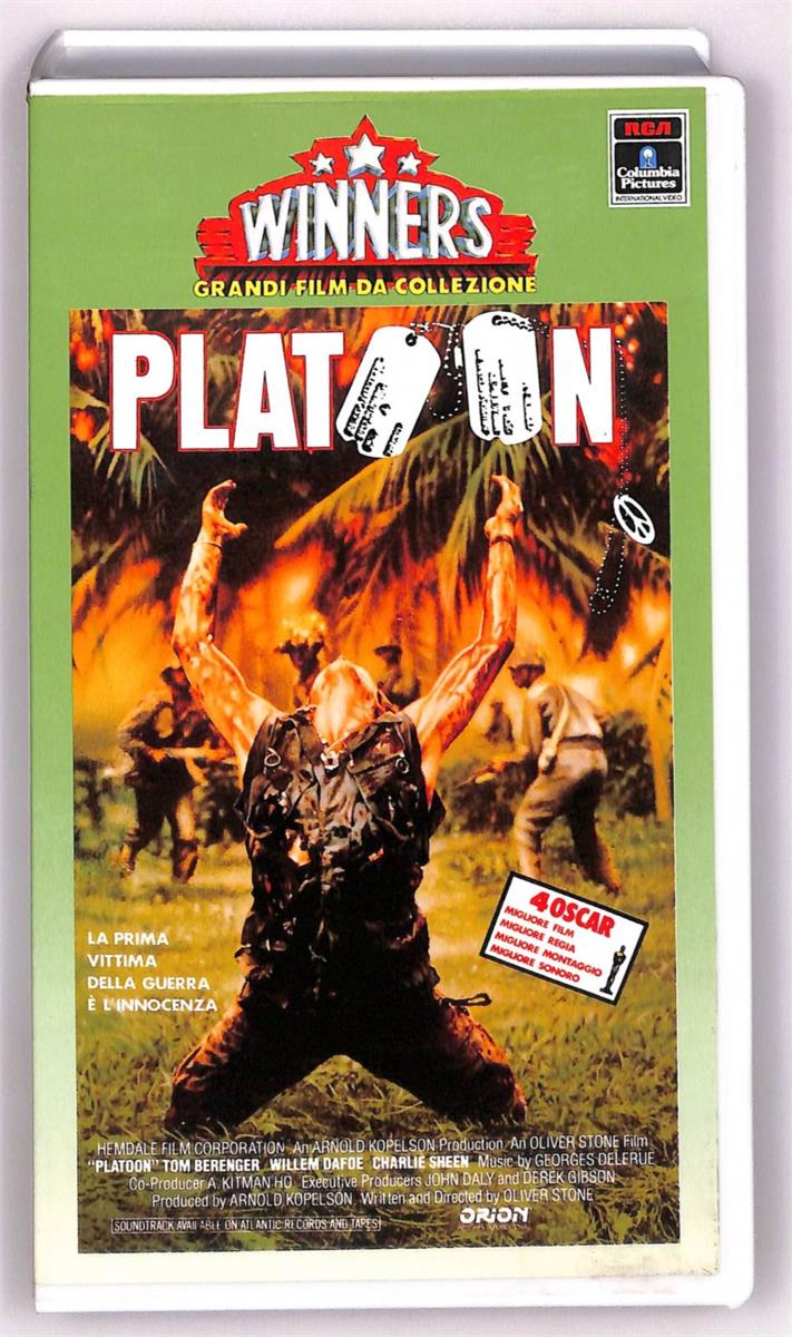 EBOND Platoon Columbia Winners VHS VH004563