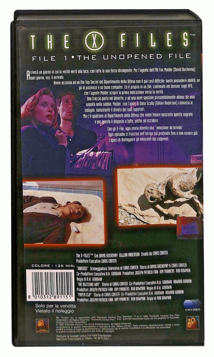 EBOND The x Files The Unopened File 1 VHS VH004831