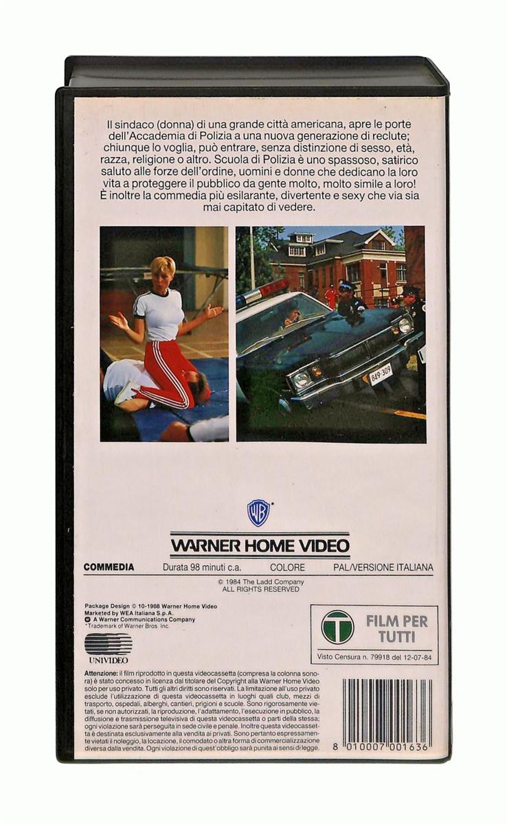 EBOND Scuola Di Polizia Gli Scudi Wb VHS VH004461