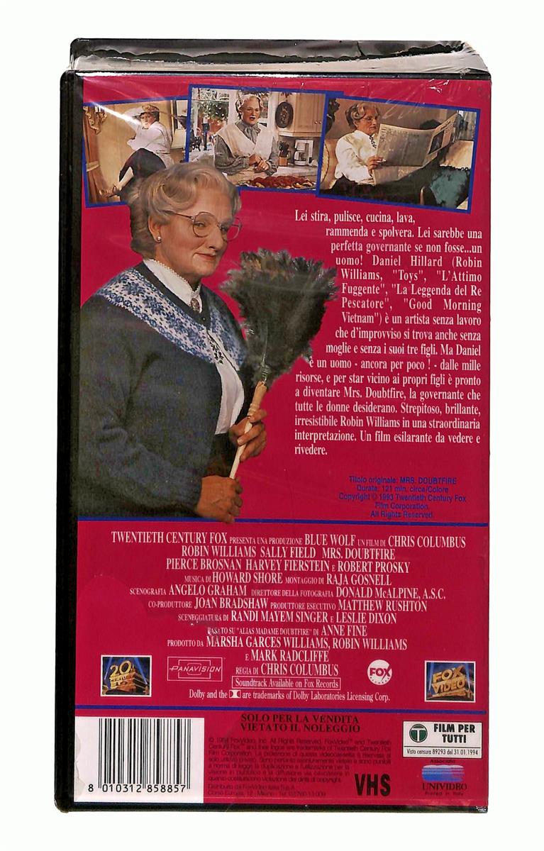 EBOND Mrs Doubtfire Fox VHS VH003828