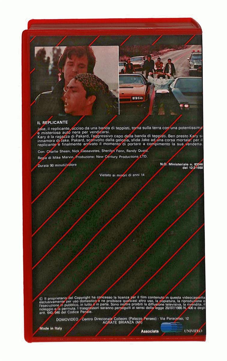 EBOND Il Replicante Charlie Sheen Domovideo VHS VH002436