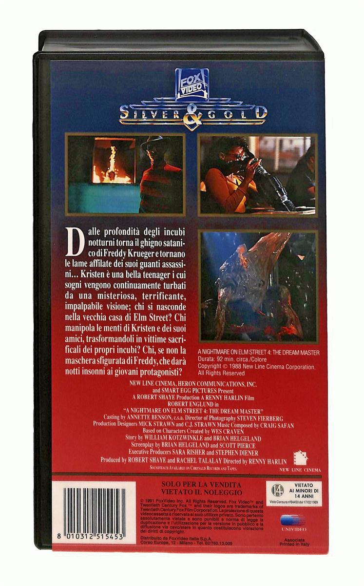 EBOND Nightmare 4 Fox VHS VH003958