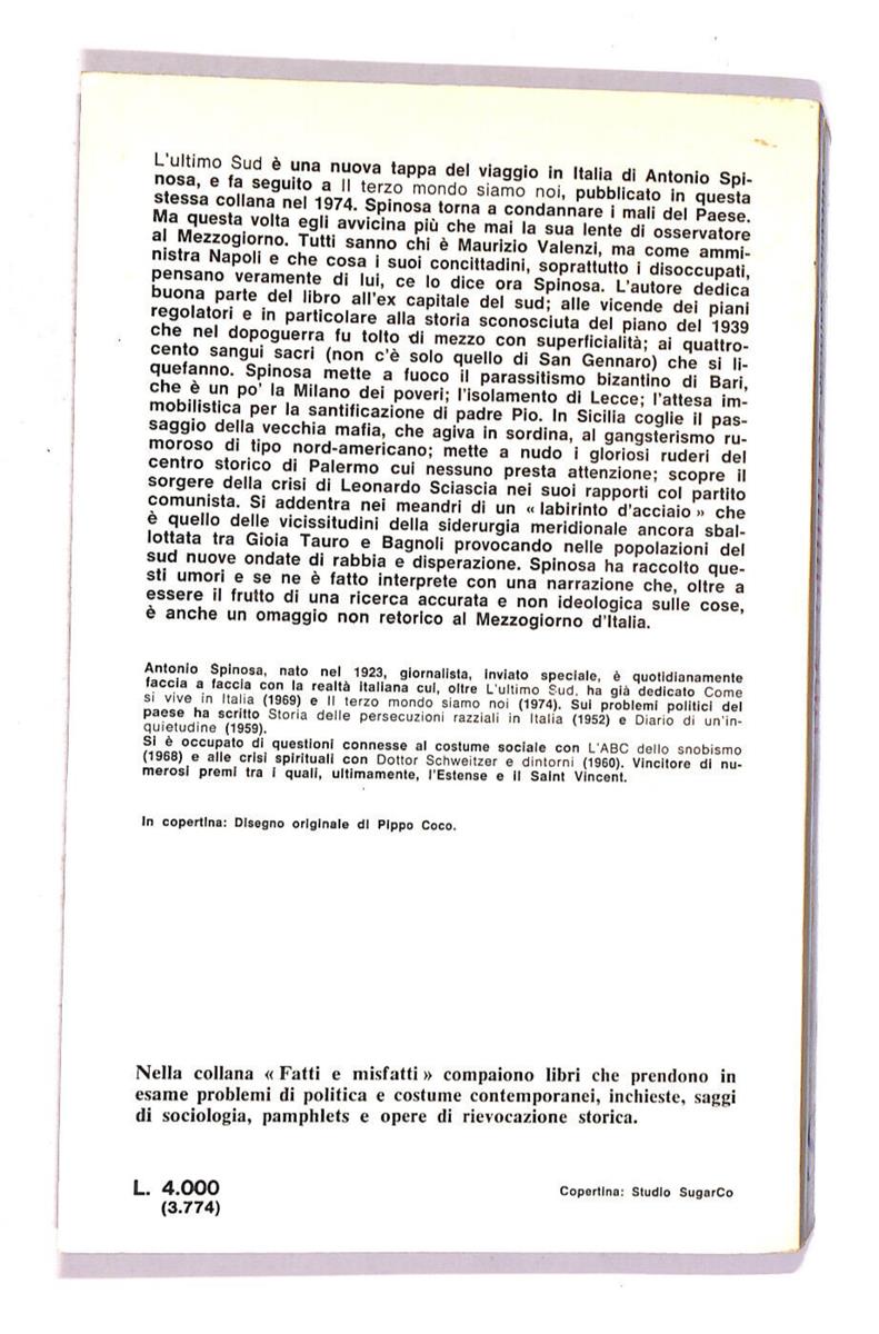 EBOND L'ultimo Sud Libro LI007466