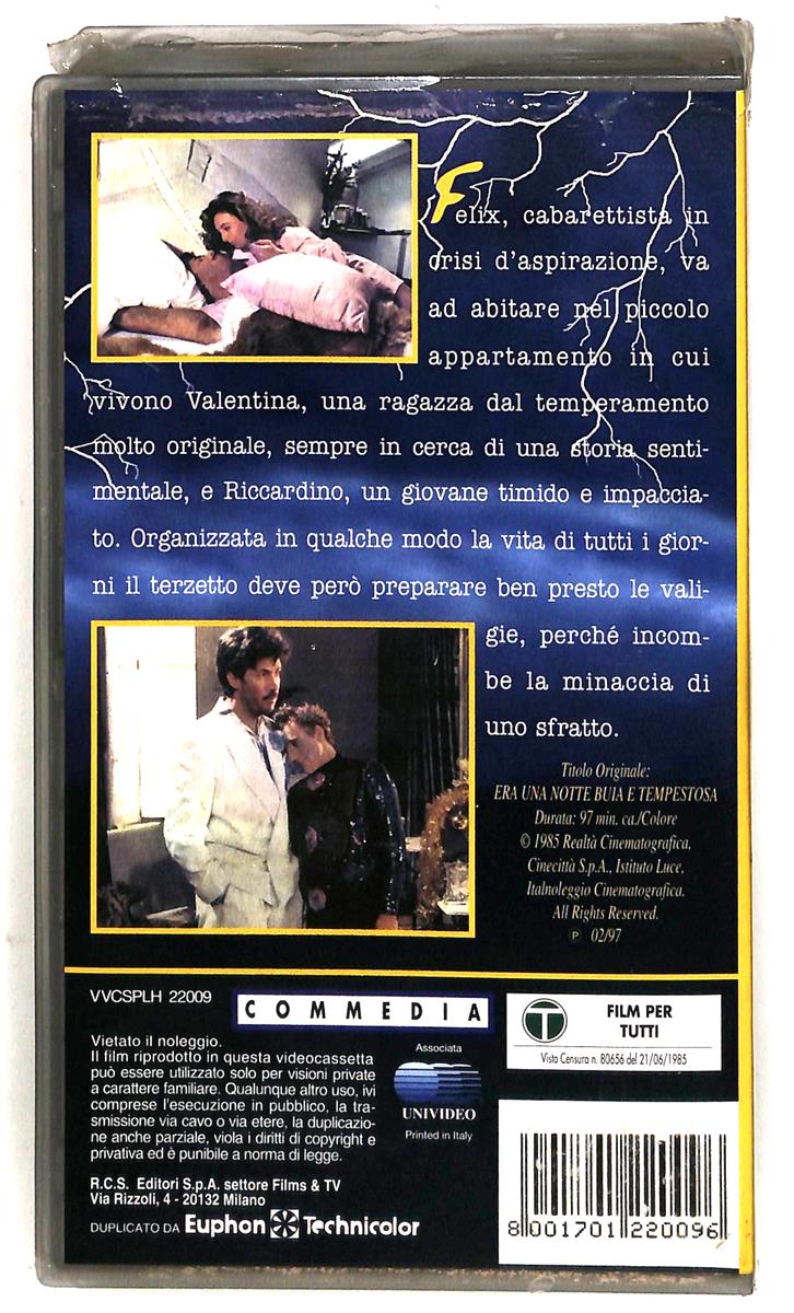 EBOND Era Una Notte Buia e Tempestosa Rcs VHS VH005279