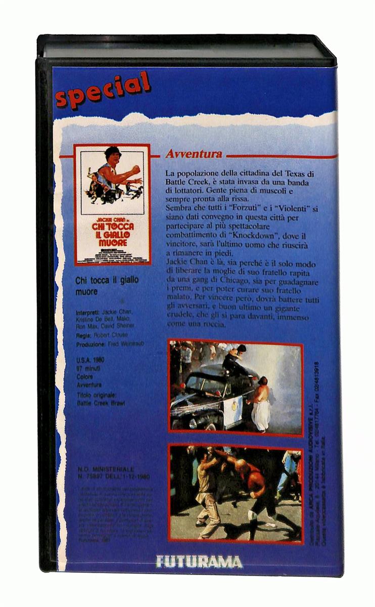 EBOND Chi Tocca Il Giallo Muore Futurama VHS VH004127