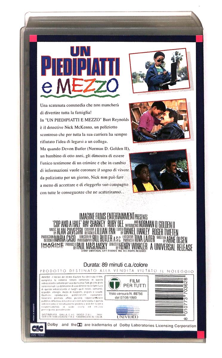 EBOND Un Piedi Piatti e Mezzo Universal Cic VHS VH003304