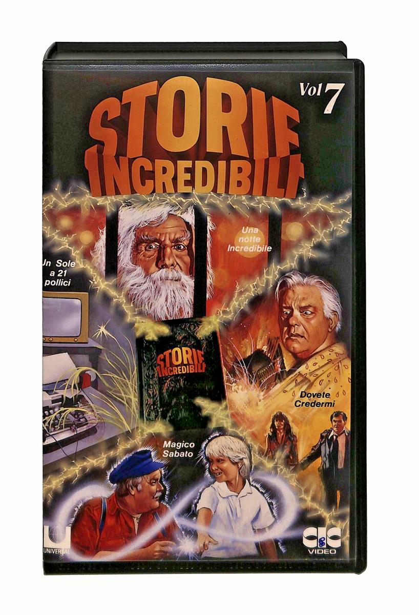 EBOND Storie Incredibili Volume 7 Universal Cic VHS VH004472
