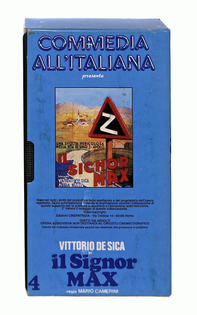 EBOND Il Signor Max Commedia All Italiana Editoriale VHS VH002679