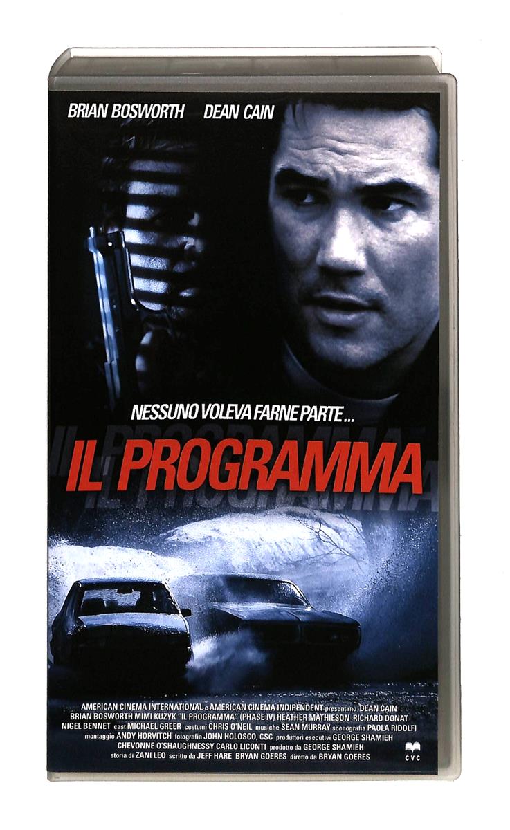 EBOND Nessuno Voleva Farne Parte Il Programma Bosworth Cain Cvc VHS VH002372