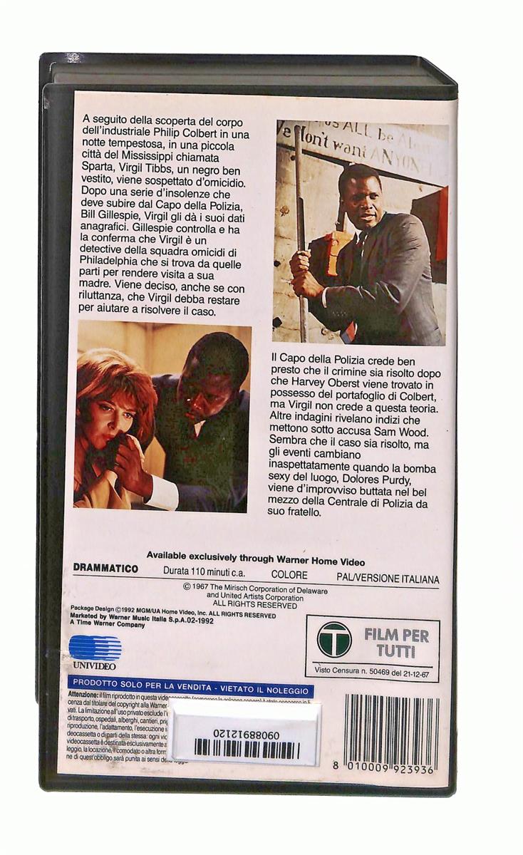 EBOND La Calda Notte Dell Ispettore Tibbs Gli Scudi Mgm Ua VHS VH002734