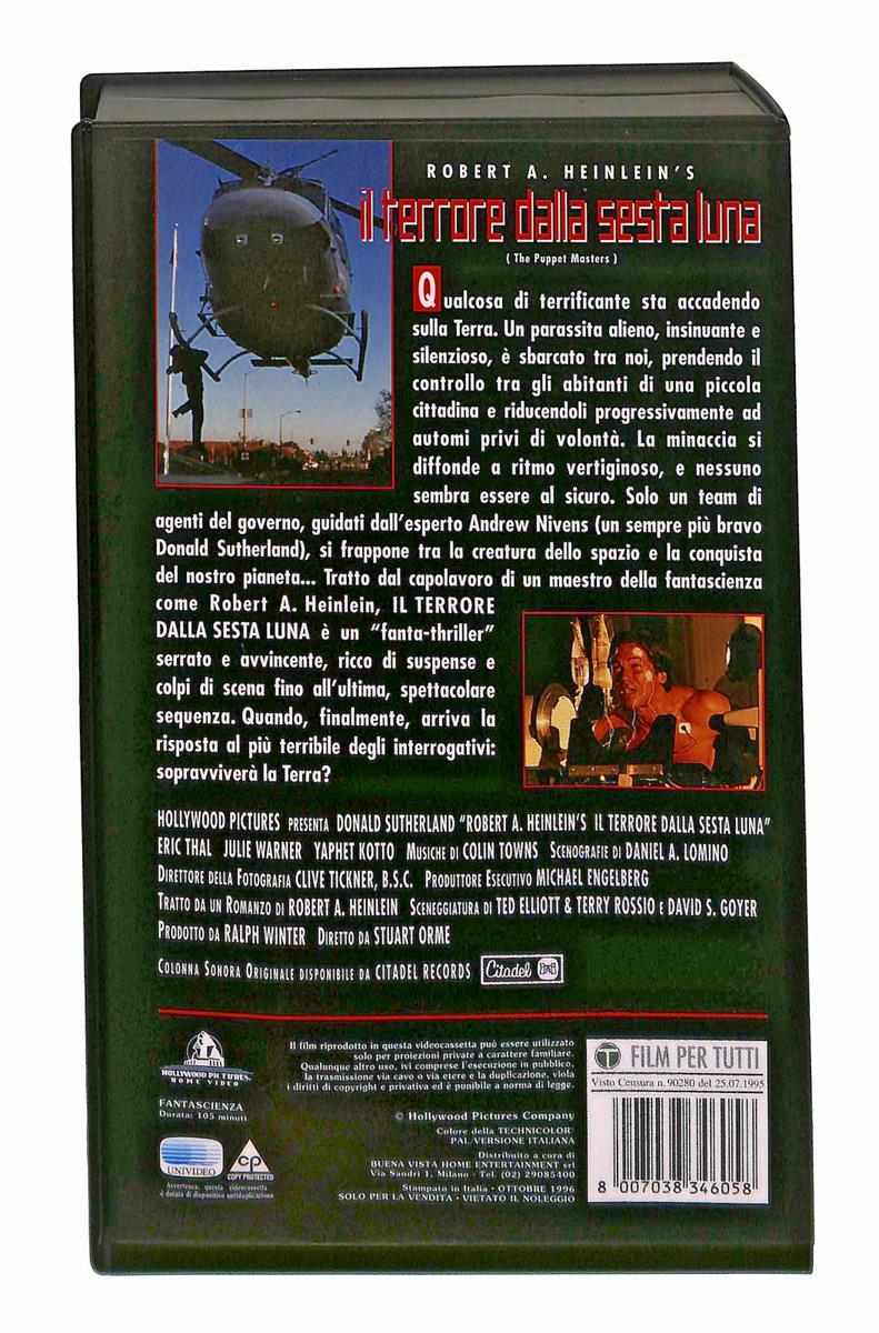 EBOND Il Terrore Della Sesta Luna Hollywood Pictures Home Video VHS VH003557