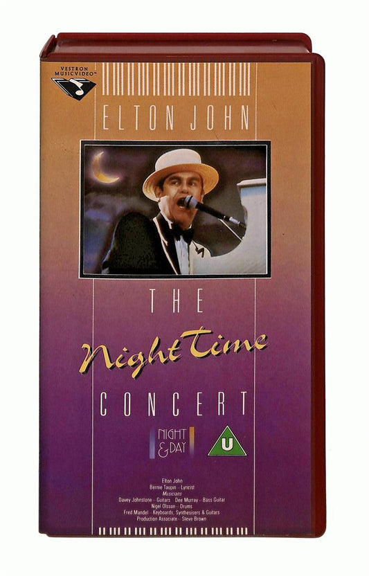 EBOND The Night Time Concert Elton John No Ita In Lingua Inglese VHS VH003805