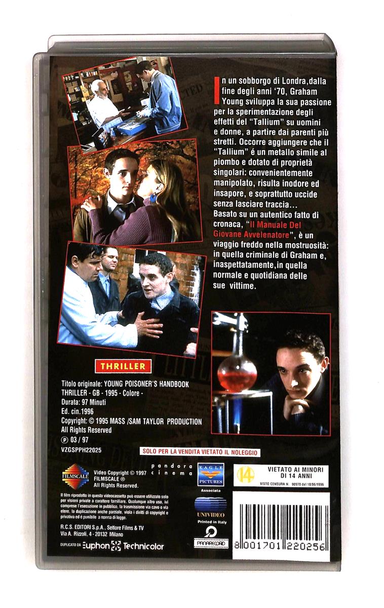 EBOND Il Manuale Del Giovane Avvelenatore Rcs VHS VH005125