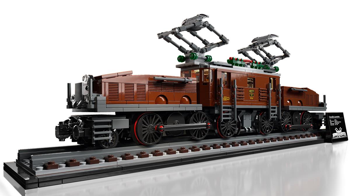 LEGO 10277 Locomotiva Coccodrillo  Lokomotive Krokodil
