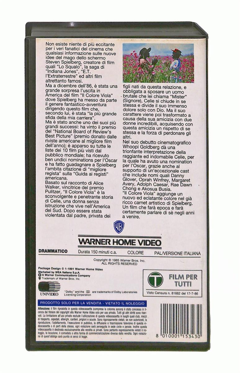 EBOND Il Colore Viola Gli Scudi Wb VHS VH004207