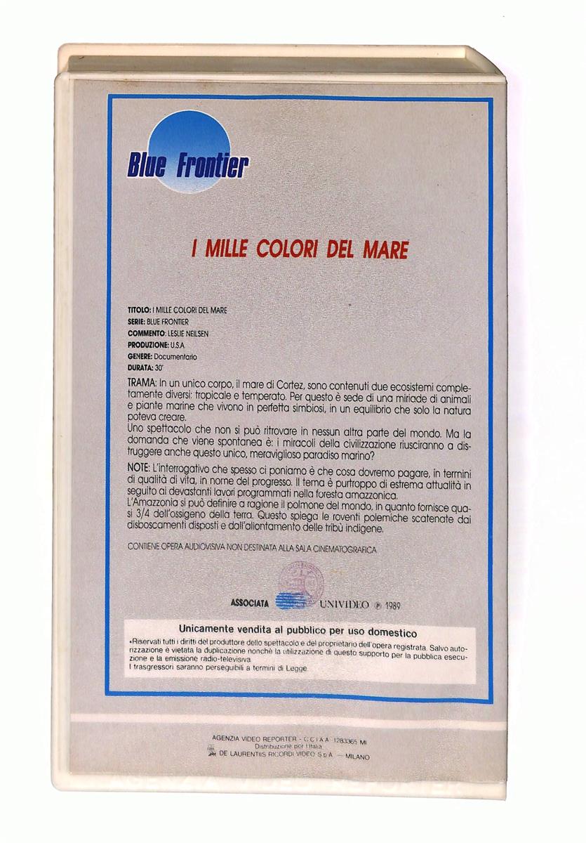 EBOND I Mille Colori Del Mare Blue Frontier VHS VH002879