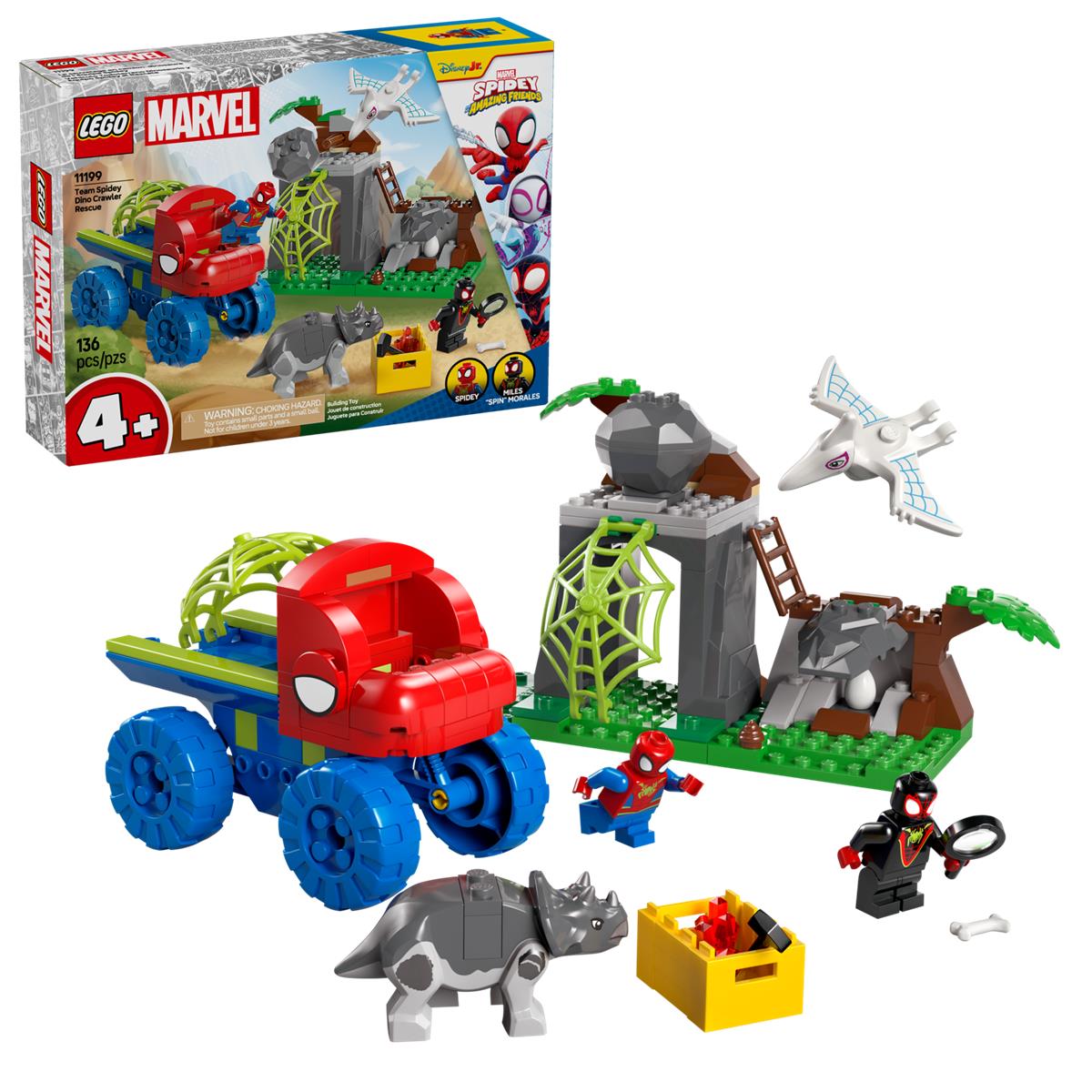 LEGO 11199 Team Spidey: salvataggio su dino-ruspa