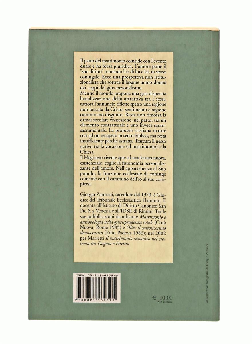 EBOND Il Matrimonio Cammino Dell Io Nel Popolo Zannoni Marietti Libro LI042004