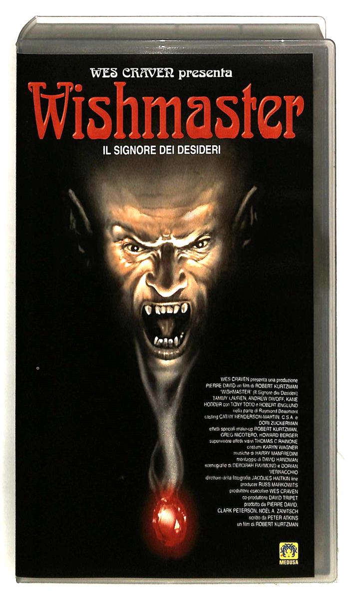 EBOND Wishmaster Il Signore Dei Desideri Medusa VHS VH005207