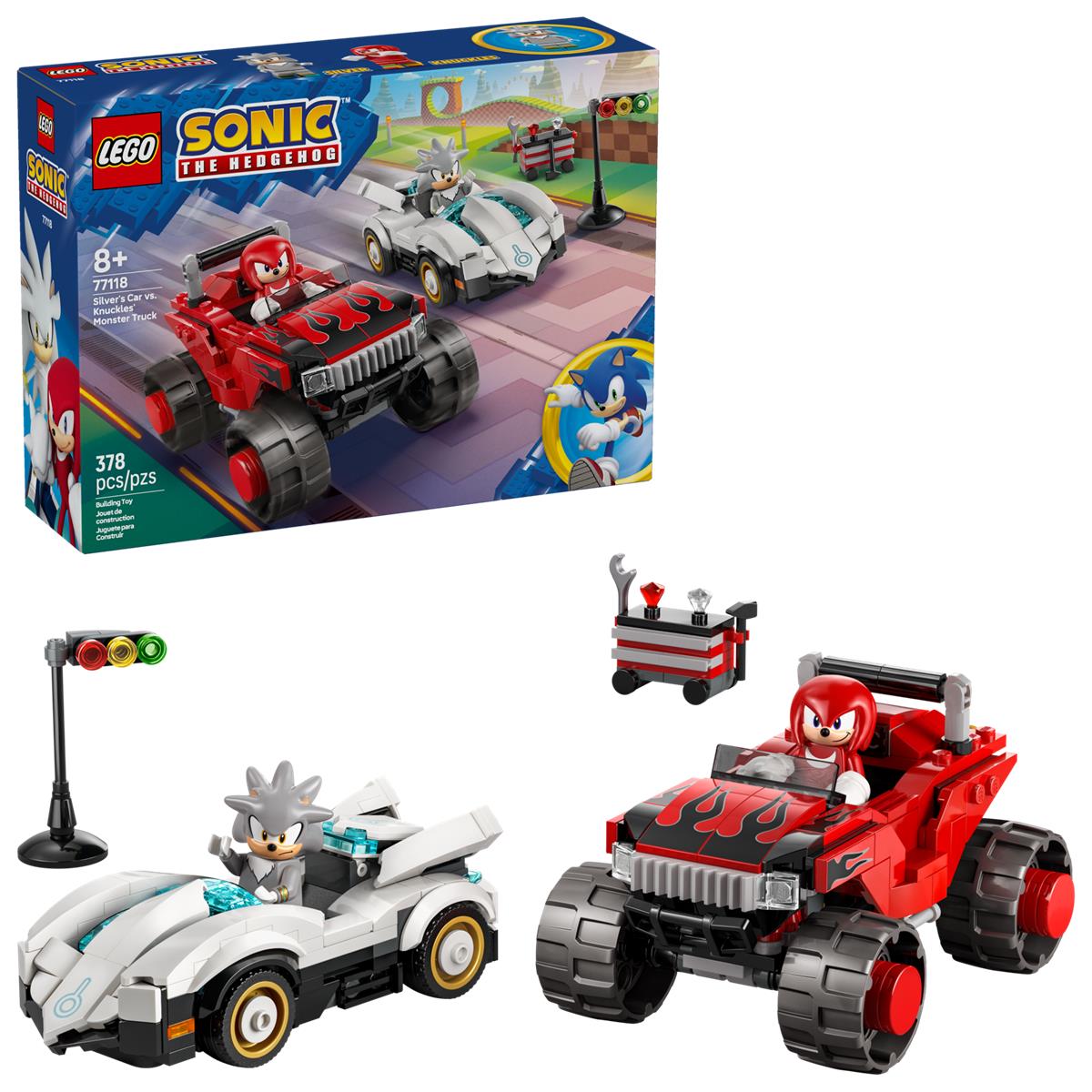 LEGO 77118 Auto di Silver vs. Monster Truck di Knuckles