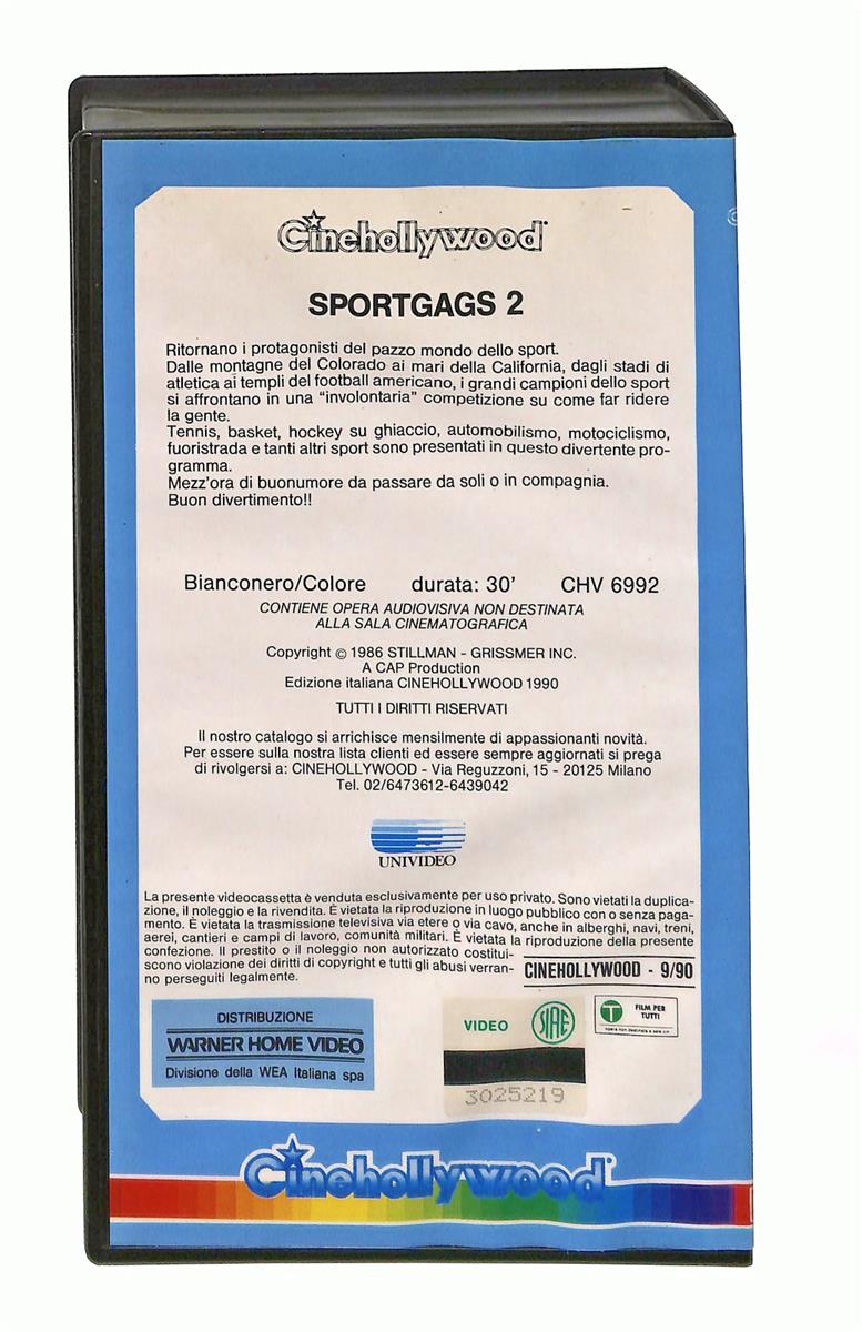 EBOND Sportgags 2 Cinehollywood VHS VH004135