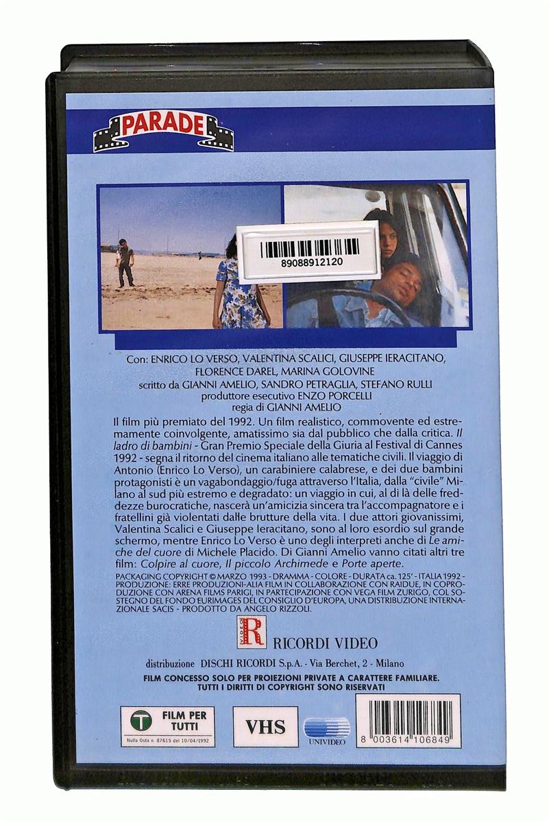 EBOND Il Ladro Di Bambini Parade Gianni Amelio VHS VH002709