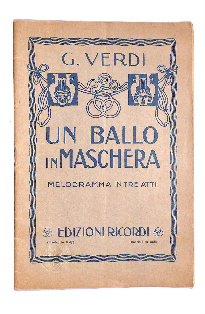 EBOND Un Ballo In Maschera Libro LI013022