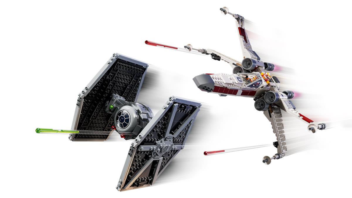 LEGO 75393 Mash-up TIE Fighter e X-Wing