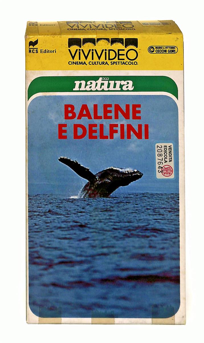 EBOND Balene e Delfini Vivivideo VHS VH003978