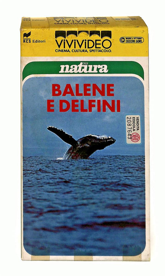 EBOND Balene e Delfini Vivivideo VHS VH003978