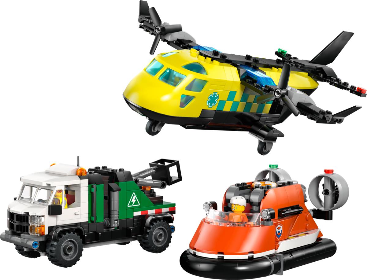 LEGO 60505 Remix aereo, camion di servizio e hovercraft