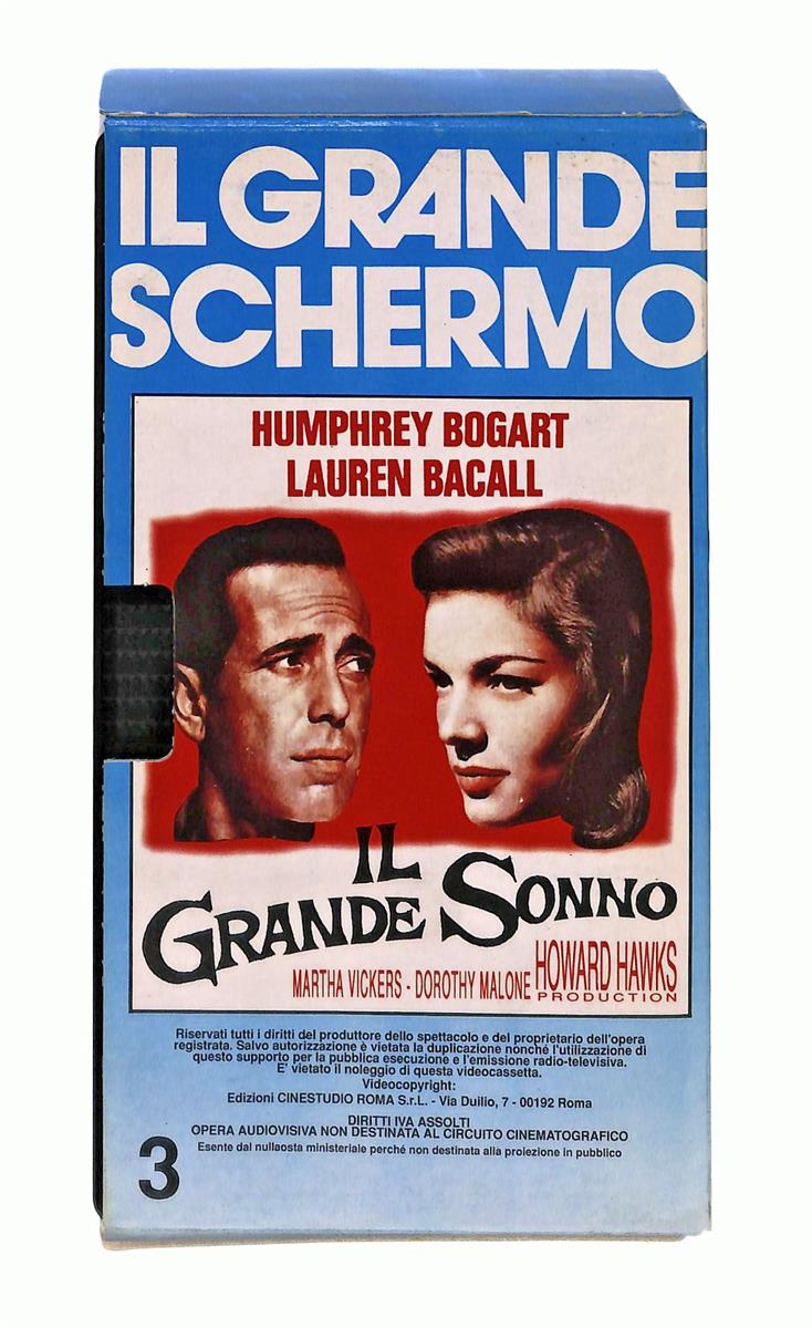 EBOND Il Grande Sonno Bogart Bacall Il Grande Schermo Editoriale VHS VH002686