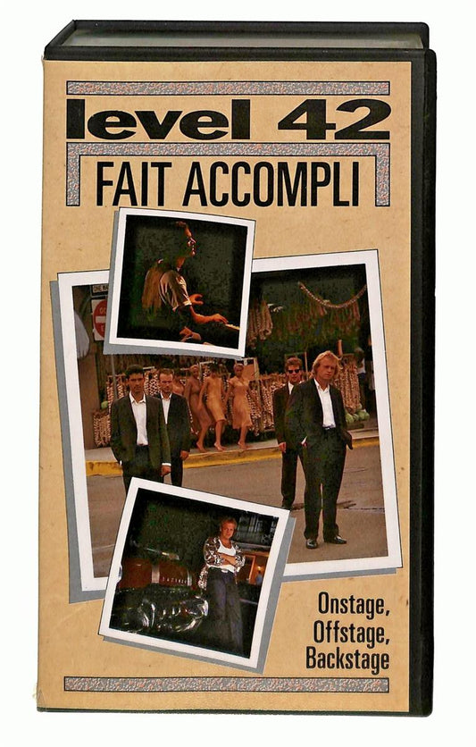 EBOND Level 42 Fait Accompli No Ita VHS VH005479
