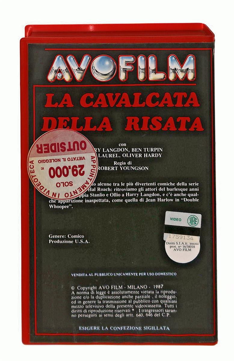 EBOND La Cavalcata Della Risata Avofilm VHS VH004133