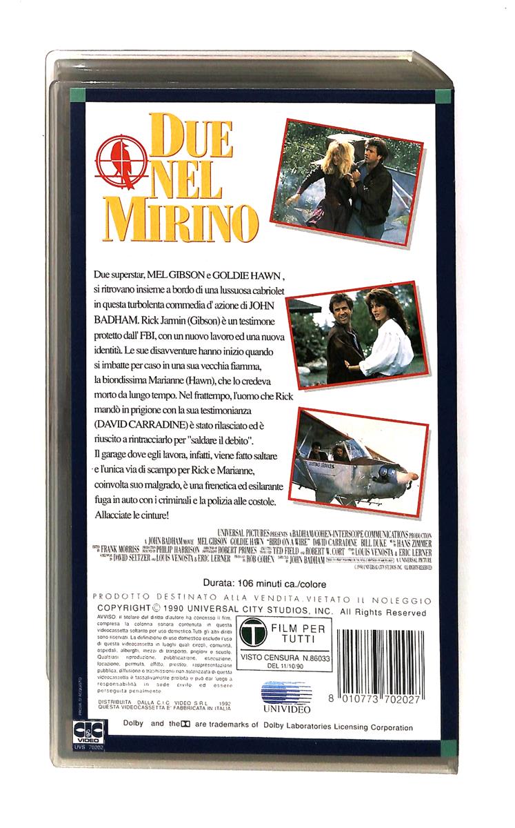 EBOND Due Nel Mirino Universal Cic VHS VH003351