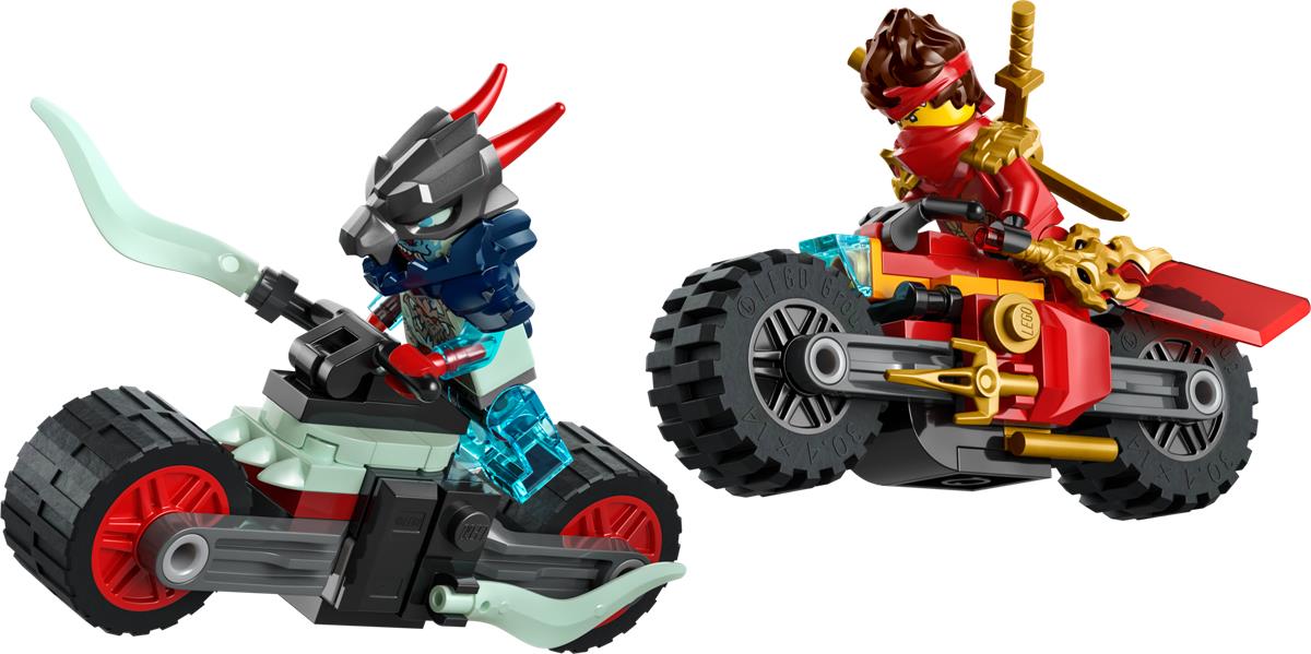 LEGO 71838 Gara di velocita sulla moto di Kai