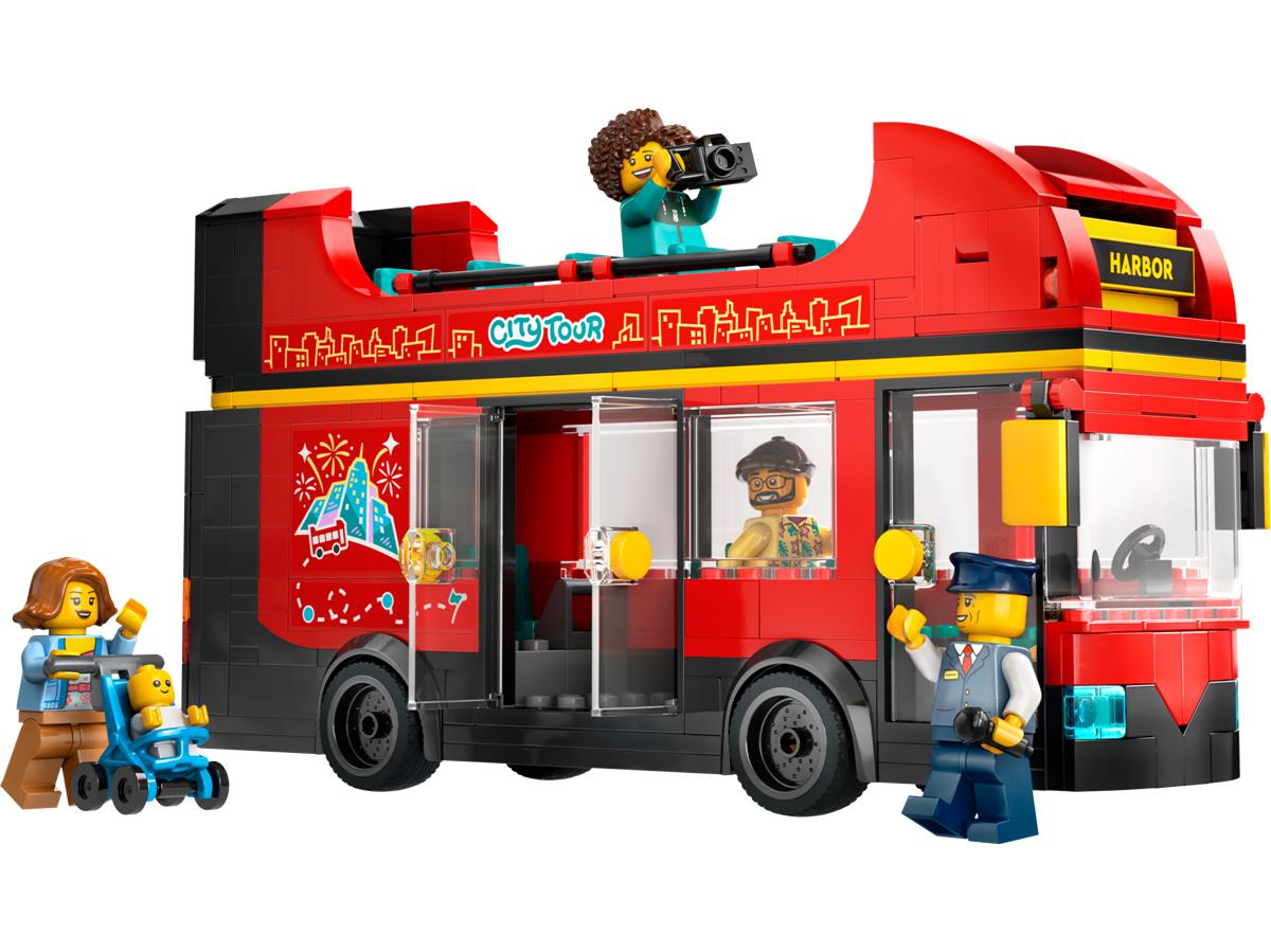 LEGO 60407 Autobus turistico rosso a due piani