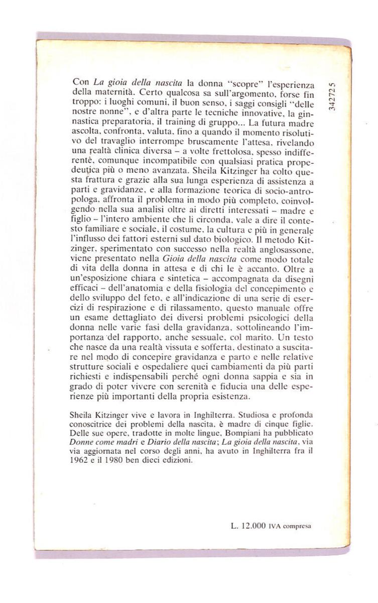 EBOND La Gioia Della Nascita Libro LI011808