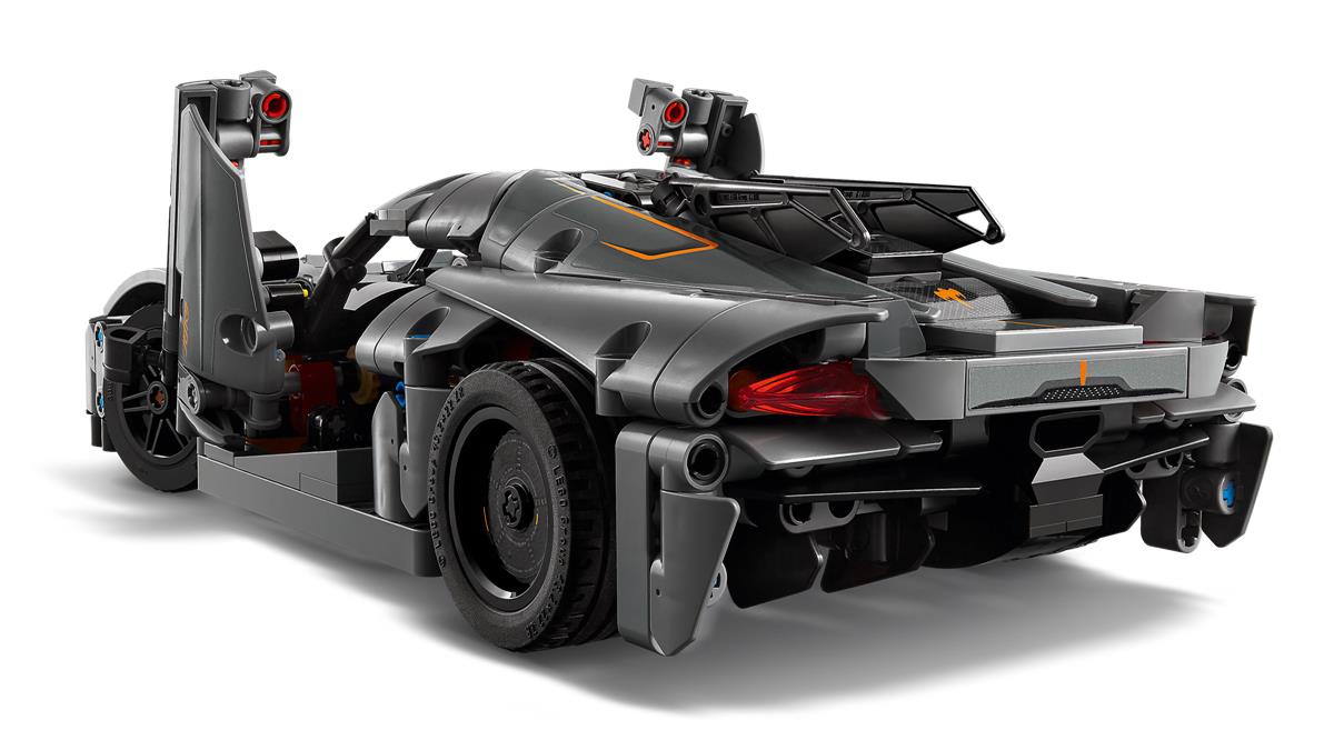 LEGO 42173 Hypercar Koenigsegg Jesko Absolut grigia