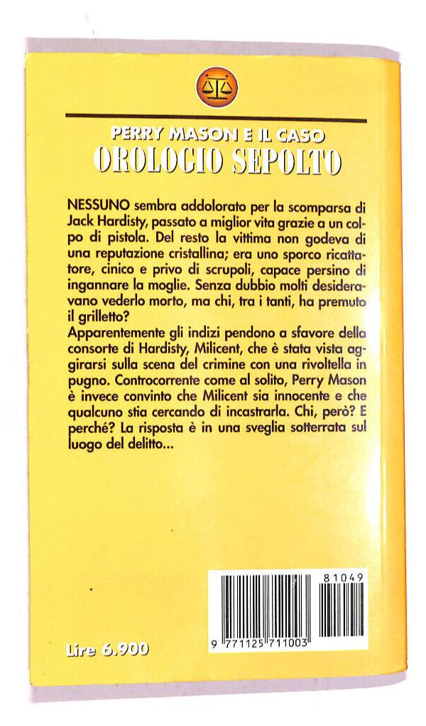 EBOND Orologio Sepolto Di Perry Mason Libro LI013909