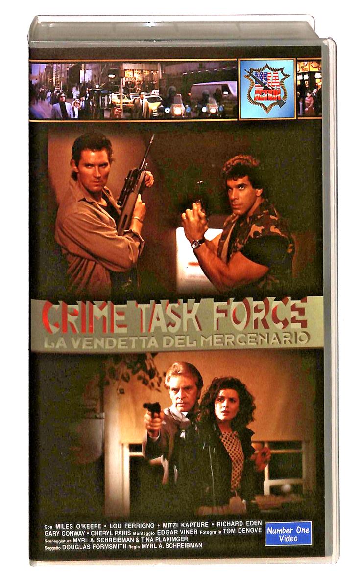 EBOND Crime Task Force La Vendetta Del Mercenario VHS VH003079