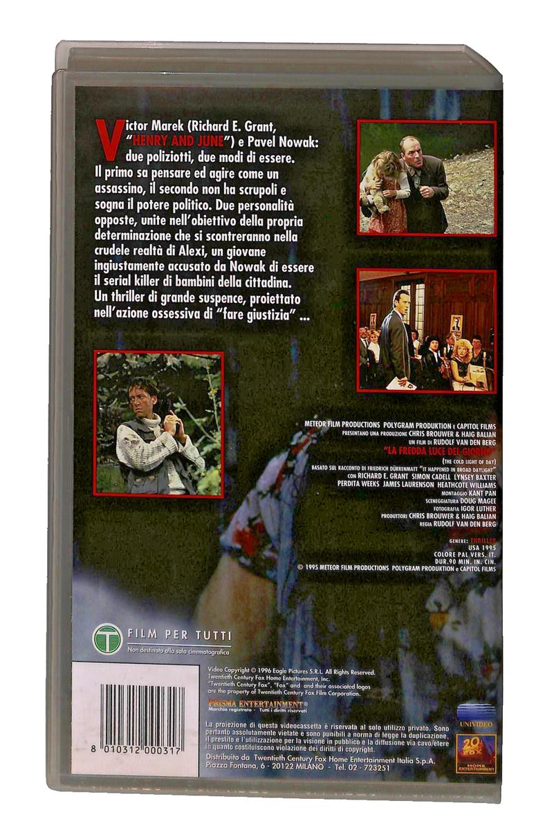 EBOND Ebon La Fredda Luce Del Giorno Fox VHS VH002953