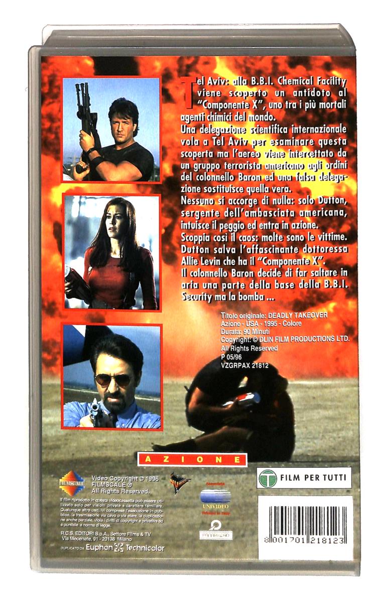 EBOND Deadly Takeover Antitodo Mortale Rcs VHS VH003710