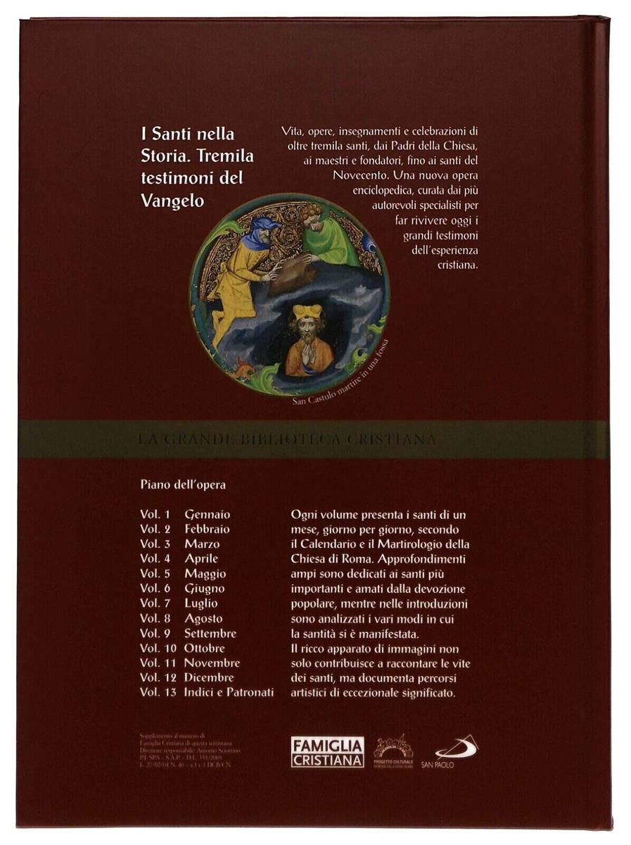 EBOND I Santi Nella Storia Tremila Testimoni Del Vangelo Dicembre Libro LI035590